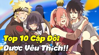 Top 10 Cặp Đôi Được Yêu Thích Nhất Trong Naruto!!!