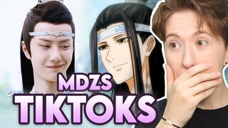 Reacting to MDZS/The Untamed TikToks