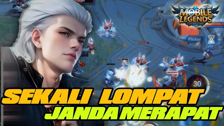 SEKALI LOMPAT. JANDA MERAPAT 🔥