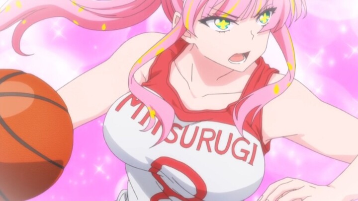 Anime Hanaori-san wa Tensei Shite mo Kenka ga - Hanaori versi atlet basket besar juga itunya... 😋😍