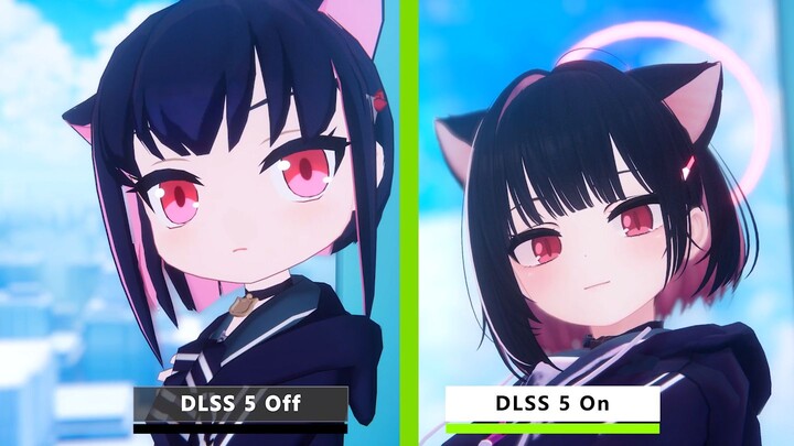 When DLSS 5 meets Blue Archive, everyone enjoys high frame rates!