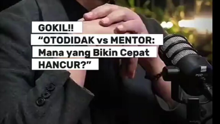Mentor itu bukan bikin kamu pasti profit, tapiagar kamu bisa belajar lebih cepat