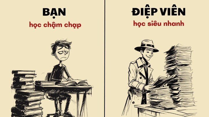 Đây là cách học SIÊU NHANH như một ĐIỆP VIÊN