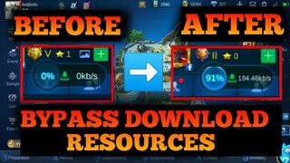 HOW TO BYPASS MOBILE LEGENDS DOWNLOADING RESOURCES (2020)