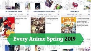 All Spring Anime 2019