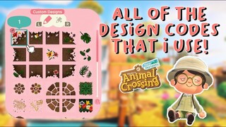 Every Design Code I use on my Island! + Weekly Fanart!