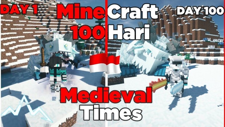 100 hari minecraft medieval indonesia (part1)