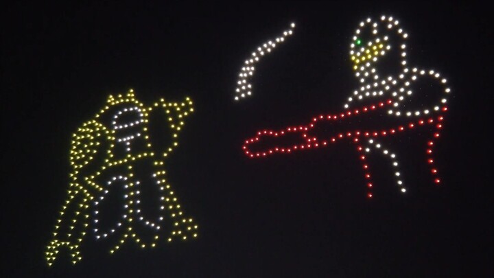 [A handsome one] Ultraman Seven appears in the sky over Japan (Kobe City)_2023/3/11