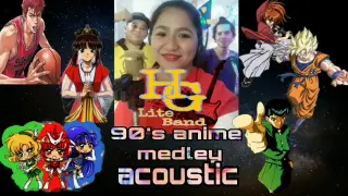 90's ANIME MEDLEY ACOUSTIC COVER by HGLITE BAND.