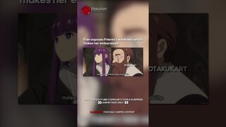 Fern exposes Frieren’s weakness which makes her embarassed #anime #animememes #animeedits #shorts