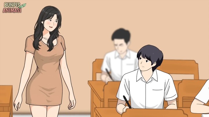 BEAUTIFUL GHOST OF THE SCHOOL WAREHOUSE GUARD PART 3 - SCHOOL ANIMATION