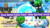 Sword Art Online Integral Factor: Boss Watermelon Panic Melo Spirited Jovial