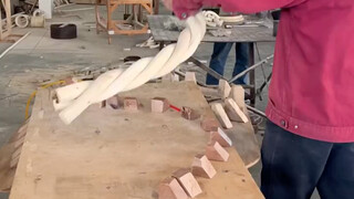 走，带您到车间去看一下麻花大摇椅的制作过程…… #摇椅 #摇摇椅