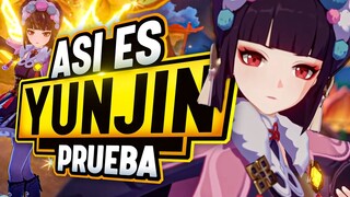 ¡PROBANDO a YUN JIN! - Primeras impresiones del nuevo personaje 4⭐ - Genshin Impact