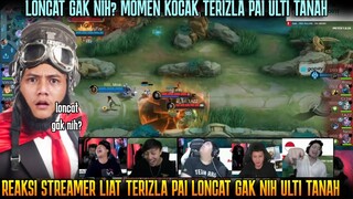 LONCAT GAK NIH? 🤣 REAKSI STREAMER LIAT TERIZLA SIR PAI ULTI TANAH DI MPL