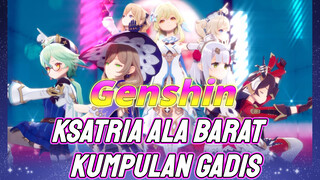 Ksatria ala barat Kumpulan gadis