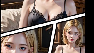 【AI绘画】七龙珠，女神18号