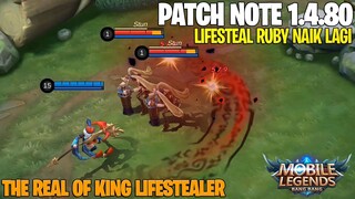 BRUNO NERF, EUDORA BUFF, MIYA BUFF, RUBY BUFF, HILDA BUFF - PATCH NOTE 1.4.80 MOBILE LEGENDS