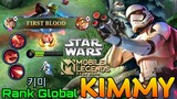 Kimmy FO Jet Trooper New STARWARS x MLBB Skin Gameplay! - Top Global Kimmy by 키미 - Mobile Legends