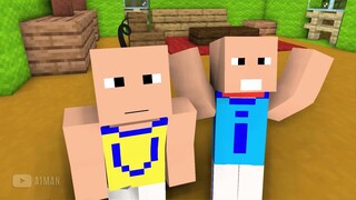 Upin & Ipin - Prangko Kesayangan Kak Ros Bahagian 1 (Minecraft Animation)