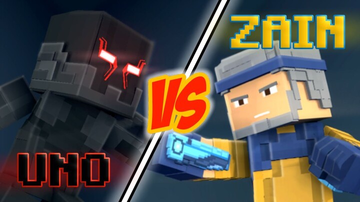 Uno VS Ejen Zain [Ejen Ali MINECRAFT Fanmade Animation] (with Behind The Scenes)