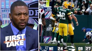 ESPN's Ryan Clark reacts to Aaron Rodgers Packers go to overtime to defeat Patriots 27-24