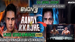 LIVE RANDY PANGALILA VS KKAJHE || BYON COMBAT 3 FULL FIGHT