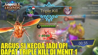 SADIS GILA!!! ARGUS SETELAH REVAMP JADI KAYAK BEGINI? KECOA IS BACK! FRENZY MODE MOBILE LEGENDS