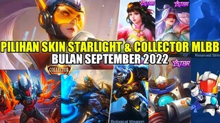 UPDATE PILIHAN SKIN STARLIGHT DAN COLLECTOR MLBB BULAN SEPTEMBER 2022 | SKIN COLLECTOR ALDOUS