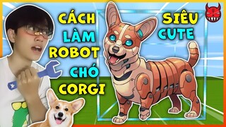 [MINI WORLD] CÁCH LÀM ROBOT CHÓ CORGI CUTE NHẤT MINI WORLD