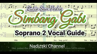 SIMBANG GABI_SATB (Soprano 2 Vocal Guide) Lucio San Pedro