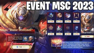 PENJELASAN EVENT MSC 2023 & MSC 2023 SUPPORT CHEST - BISA DAPAT SKIN MSC LEMORD CUMA 20DM