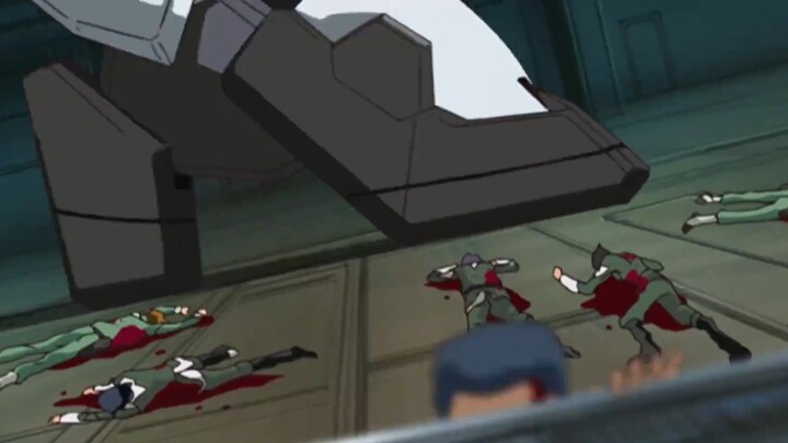 Gundam: The soldier holds on with his last breath and sounds the alarm!