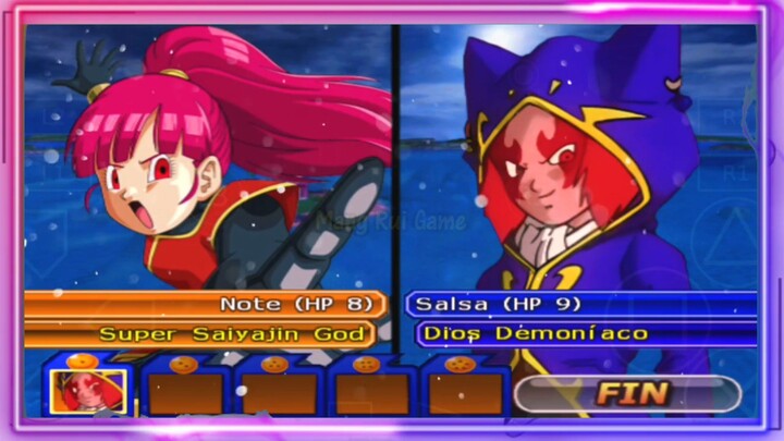 NOTE SSJ GOD VS SALSA DIOS DEMONIACO - DB MOD ANDROID GAMEPLAY