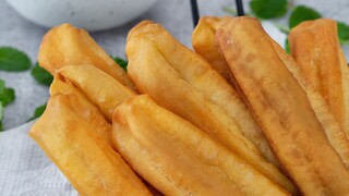 ประสบความสำเร็จในการทำลายร้านอาหารเช้าข้างล่าง ตัวชูโรงคือ [ปาท่องโก๋นมหอมกรอบนุ่ม] กินคู่กับน้ำเต้า