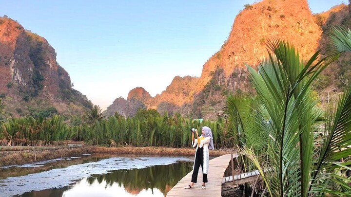 keindahan bukit batu ramang ramang maros makasar indonesia