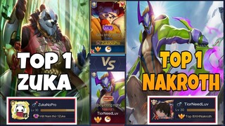 TOP 1 Zuka Việt Nam Solo Với TOP 1 Nakroth Việt Nam Sẽ Như Thế Nào Và Cái Kết ...