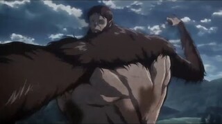 Beast Titan Throws The Colossal Titan | Attack On Titan Season 3 | Eng Sub