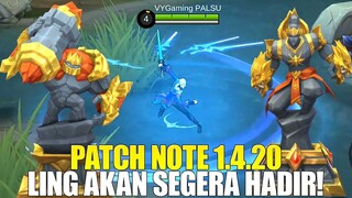 GORD NERF! PHARSA REVAMP LAGI! BATTLE SPELL BUFF! PATCH NOTE 1.4.20 MOBILE LEGENDS