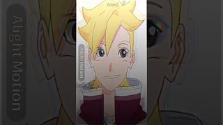 JJ🔥Hokuto anak borusara yg paling mirip sama salad(sarada) 🗿 #fypシ #anime #boruto #shorts