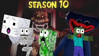 Monster School : SEASON 10 FNAF AND HORROR HUGGY WUGGY - Minecraft Animation