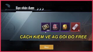 HƯỚNG DẪN CÁCH KIẾM VÉ AG | LOẠI TIỀN TỆ MỚI SỬ DỤNG ĐỔI ĐỒ FREE TRONG GAME || PUBG MOBILE