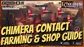 [Echocalypse] Chimera Contact Farming & Shop Guide