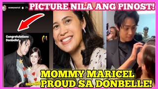 MOMMY MARICEL Posted ng PICTURE TOGETHER nila DONNY at BELLE! nai CONGRATS pa ang COUPLE!
