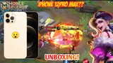 Unboxing iPhone 12 Pro Max + Solo Rank Gameplay!! || MOBILE LEGENDS BANG BANG