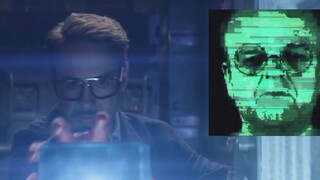 27 detail di Avengers 4: Dr. Zola menyaksikan Iron Man mencuri permata tersebut