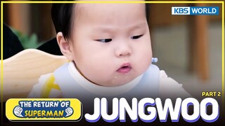 [IND/ENG] Superman BEST🏆 | JUNGWOO Part. 2 - Tidur di lantai, mukbang, naik pesawat, ngomong dll