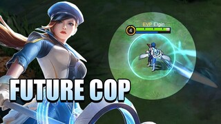 HAVE YOU BEEN NAUGHTY OR NICE? SILVANA'S FUTURE COP SKIN