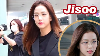 【BLACKPINK】Jisoo with Glasses at The Airport