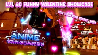 Quick Max LVL 60 Valentine Showcase Anime Vanguard - Jojo Update